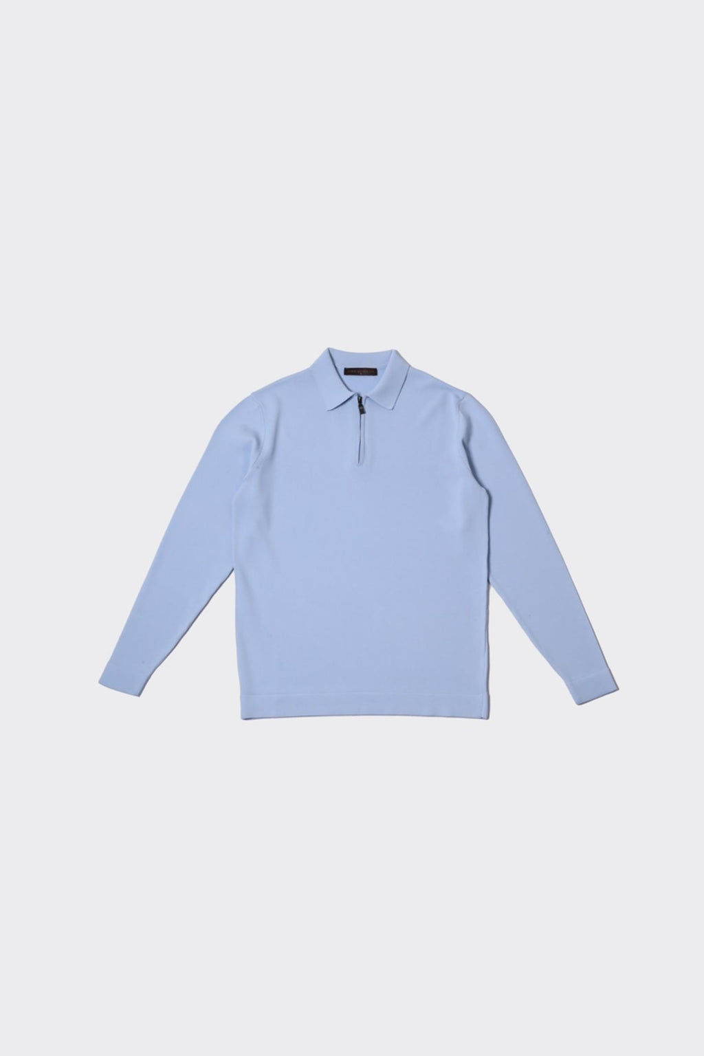 Erkek Fermuarlı Polo Yaka Triko Kazak-KAW6701W