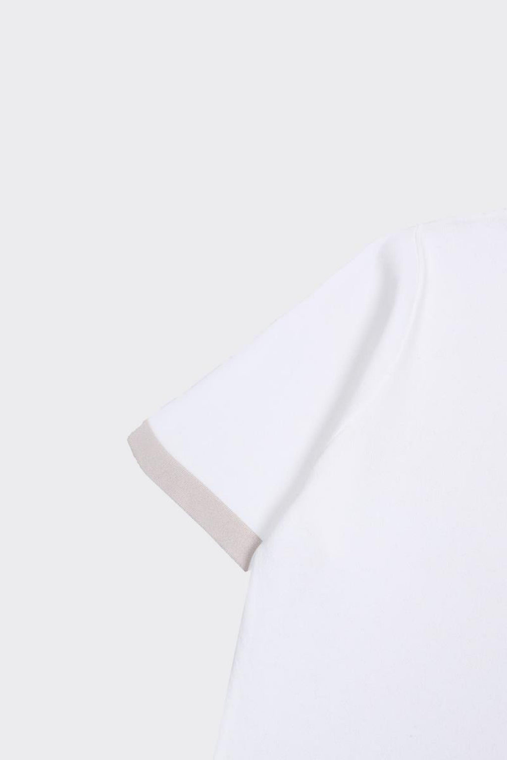 Fermuarlı Polo Yaka Kısa Kol Erkek T-Shirt-KAX6045S