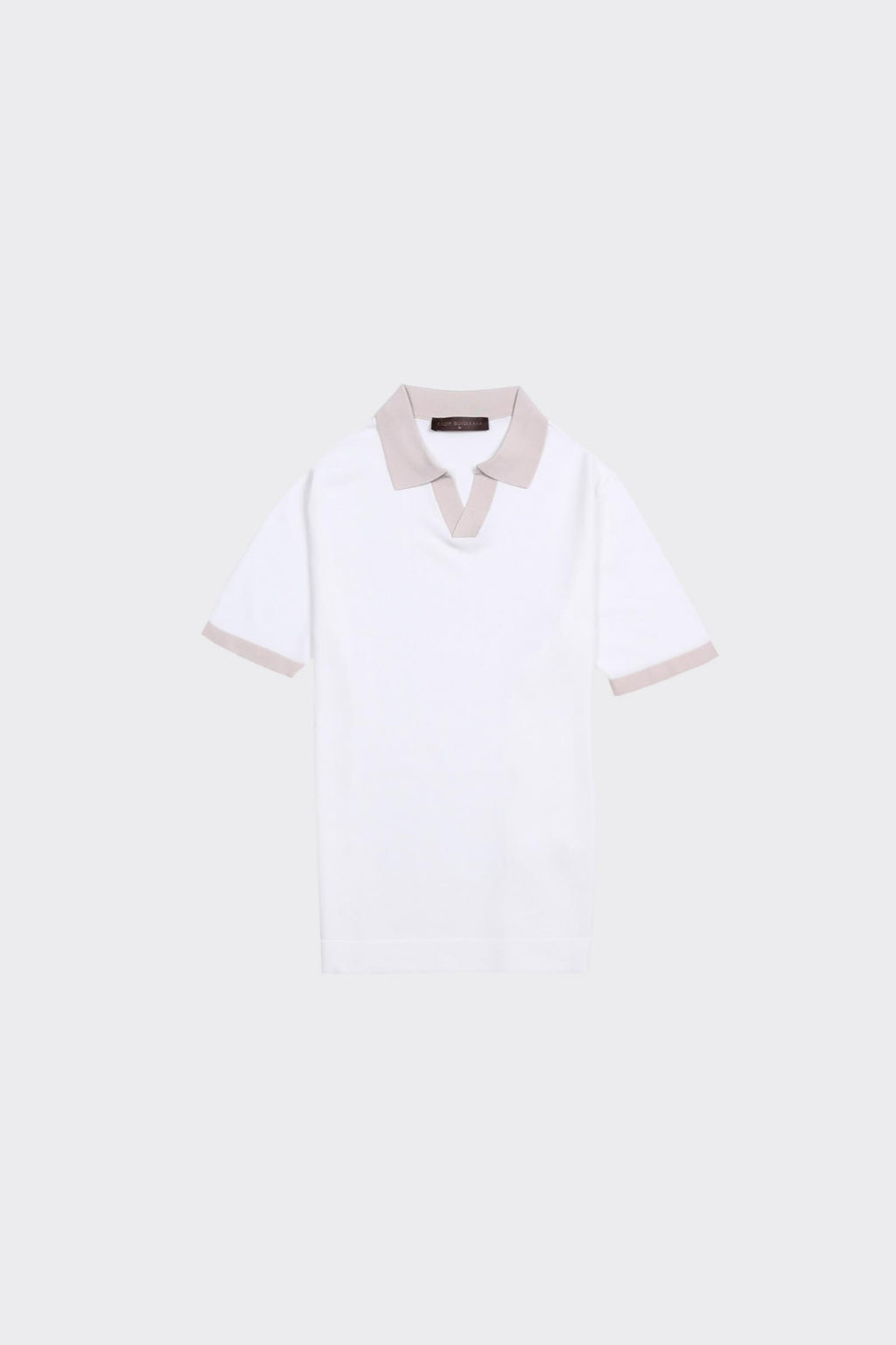 Fermuarlı Polo Yaka Kısa Kol Erkek T-Shirt-KAX6045S