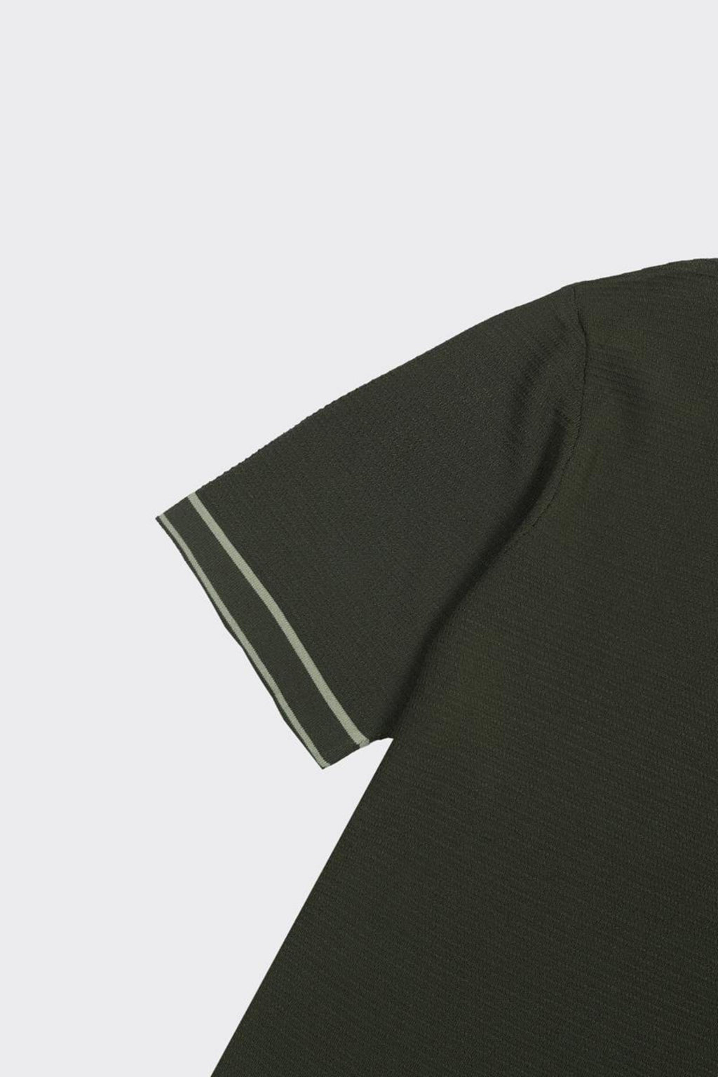 Fermuarlı Polo Yaka Kısa Kol Erkek T-Shirt-KAX6042S