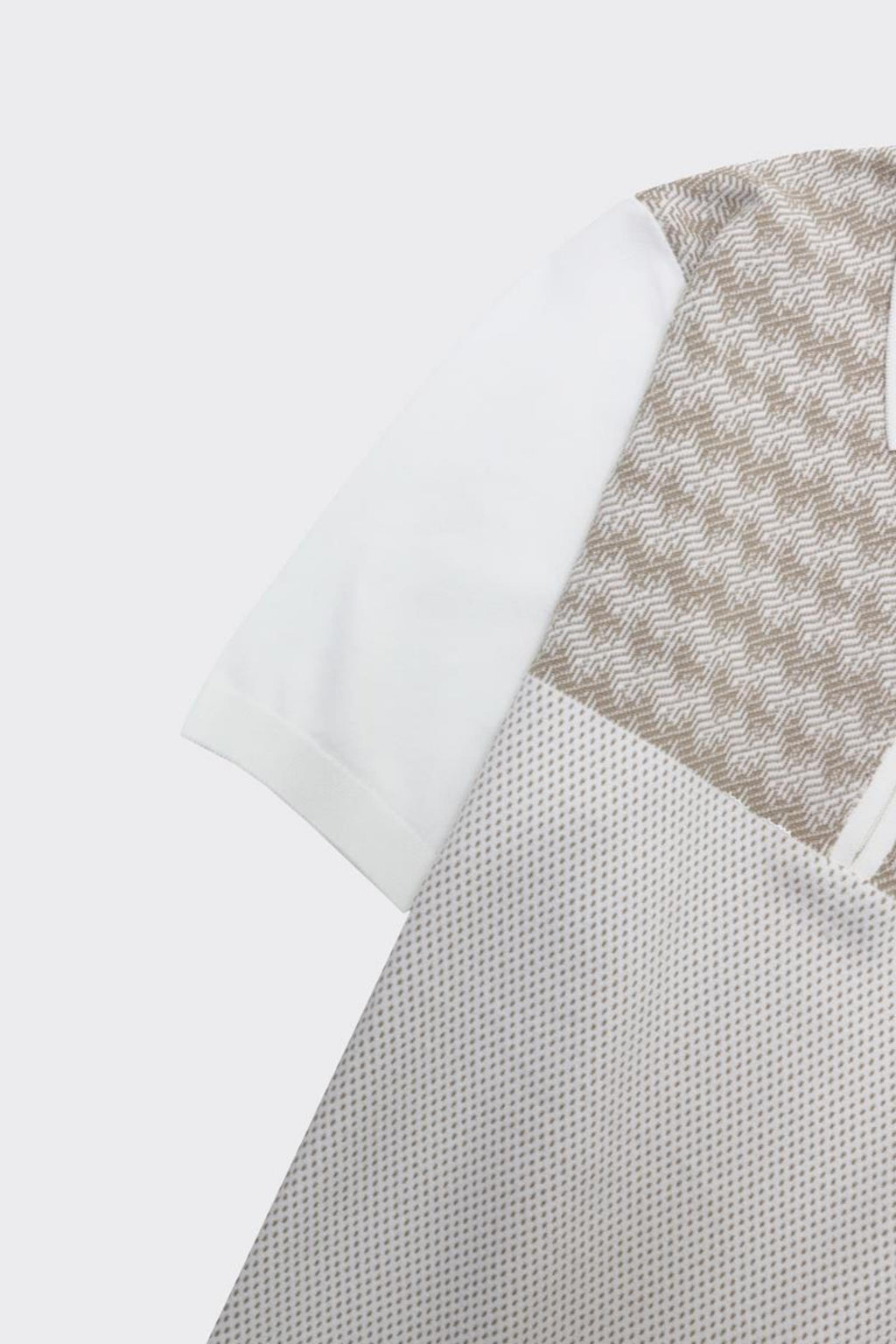 Fermuarlı Polo Yaka Kısa Kol Erkek T-Shirt-KAX6055S