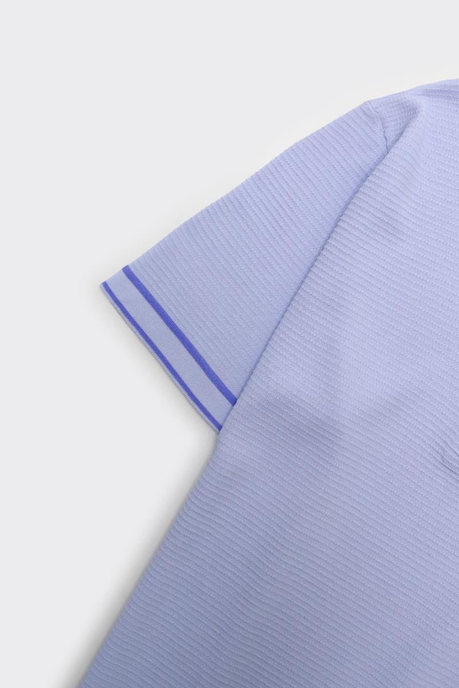 Fermuarlı Polo Yaka Kısa Kol Erkek T-Shirt-KAX6053S