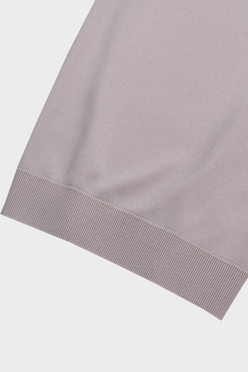 Fermuarlı Polo Yaka Kısa Kol Erkek T-Shirt-KAX6044S