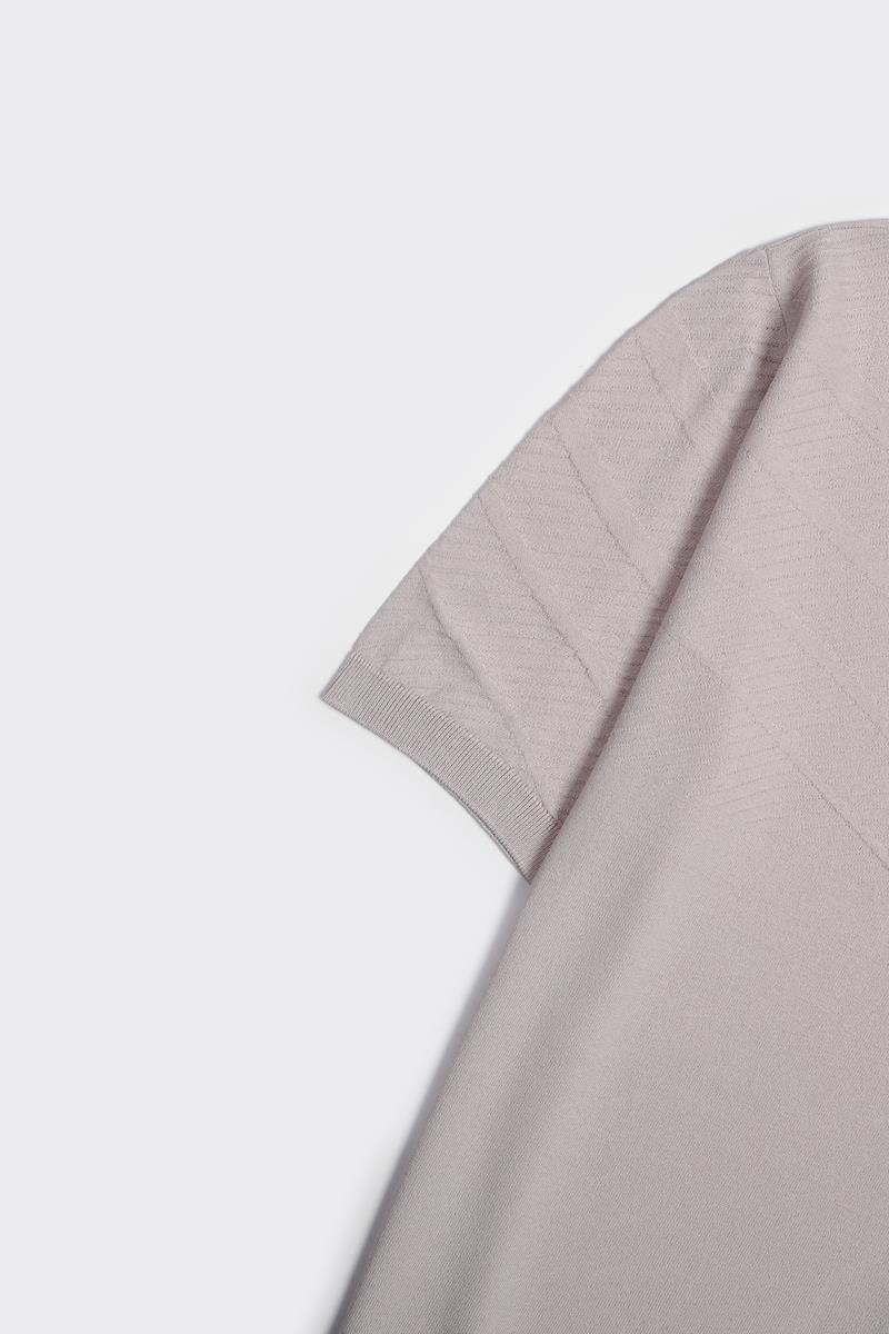 Fermuarlı Polo Yaka Kısa Kol Erkek T-Shirt-KAX6044S