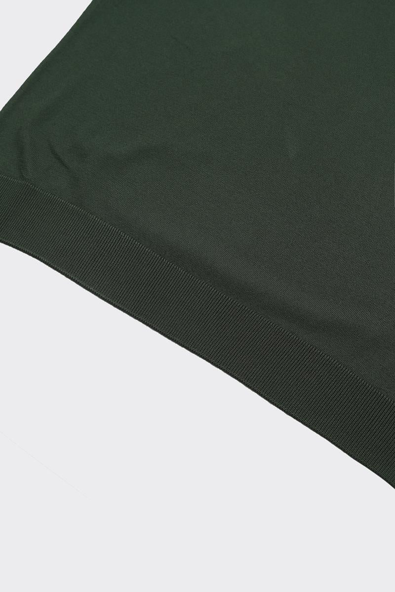 Fermuarlı Polo Yaka Kısa Kol Erkek T-Shirt-KAX6044S