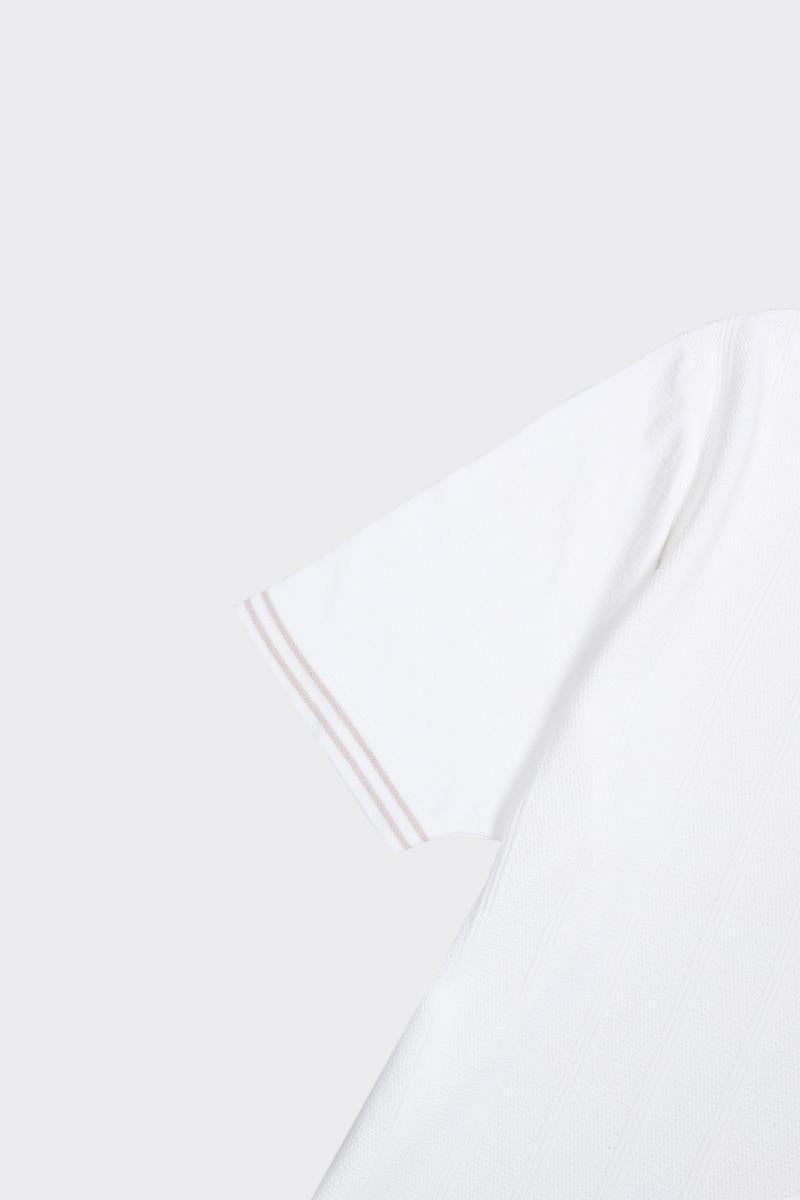 Fermuarlı Polo Yaka Kısa Kol Erkek T-Shirt-KAX6043S