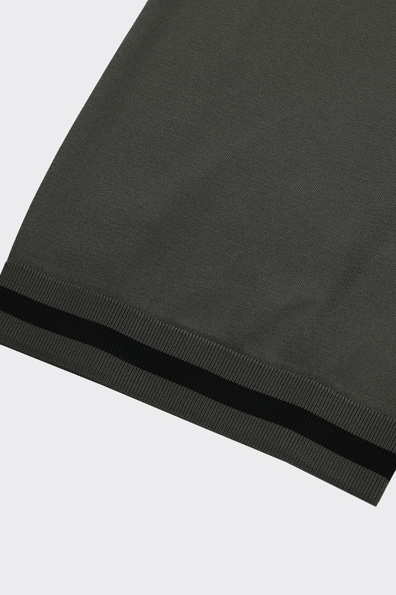 Fermuarlı Polo Yaka Kısa Kol Erkek T-Shirt-KAX6040S