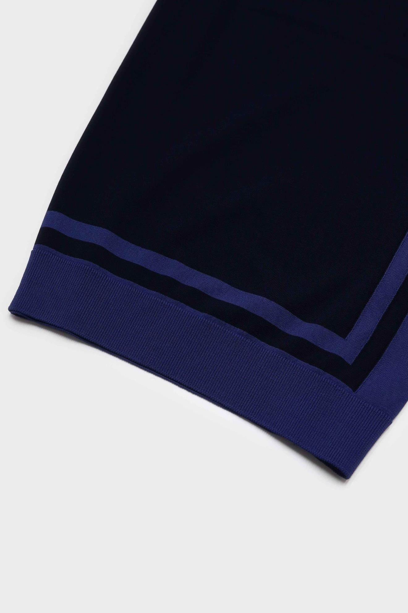 Fermuarlı Polo Yaka Kısa Kol Erkek T-Shirt-KAX6057S