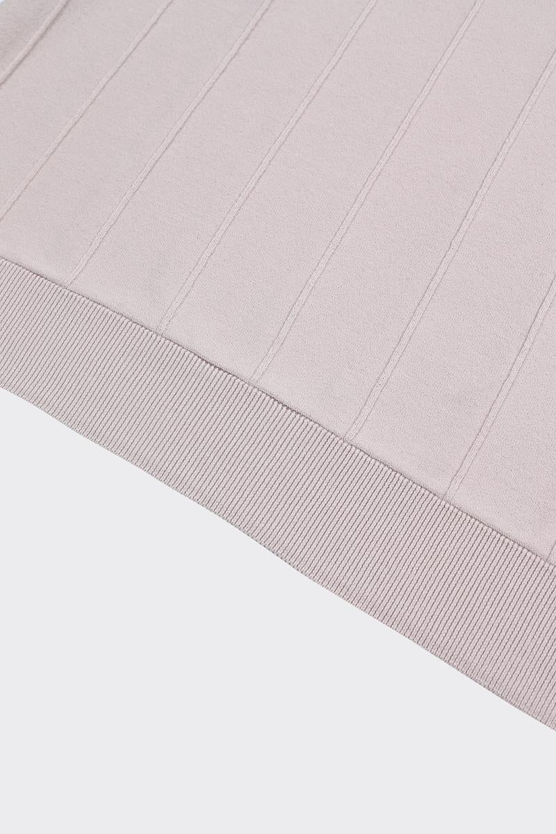 Fermuarlı Polo Yaka Kısa Kol Erkek T-Shirt-KAX6041S