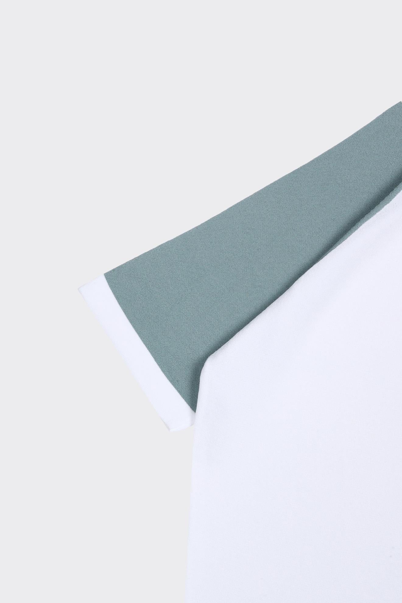 Fermuarlı Polo Yaka Kısa Kol Erkek T-Shirt-KAX6046S