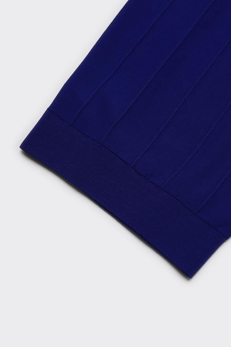 Fermuarlı Polo Yaka Kısa Kol Erkek T-Shirt-KAX6051S