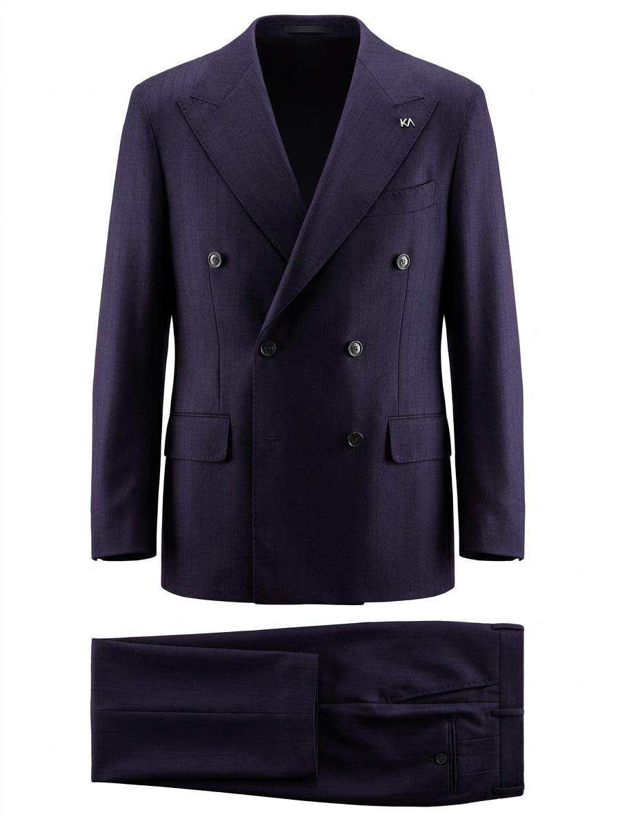 Fleece Kruvaze Takım Elbise-W2501284