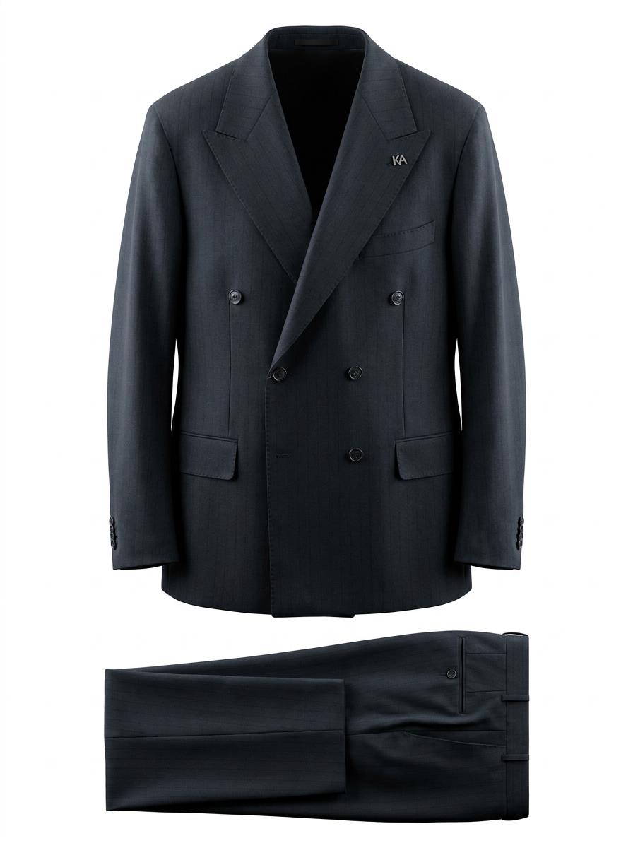 Fleece Kruvaze Takım Elbise-W2501284