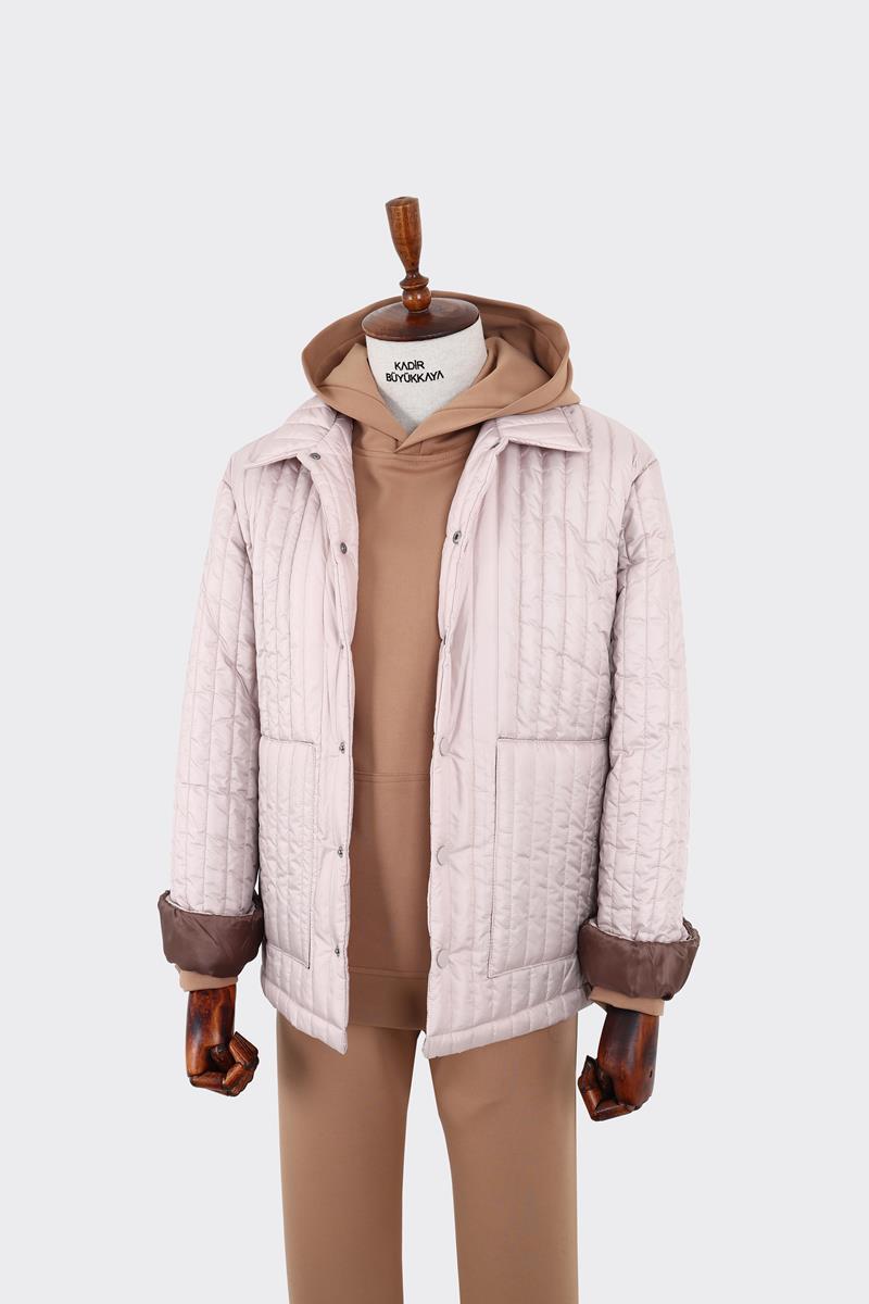 Günlük Kullanıma Uygun Modern Erkek Şişme Mont-GKW5241W