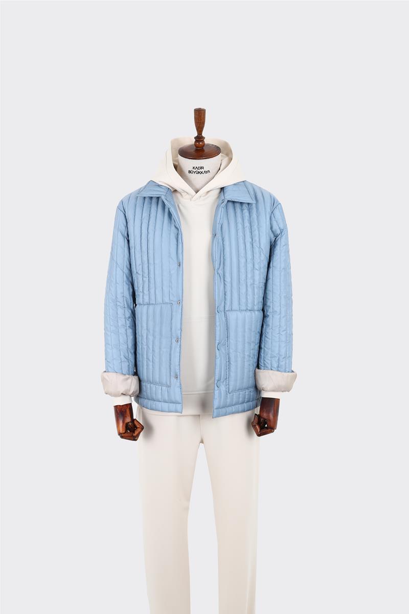 Günlük Kullanıma Uygun Modern Erkek Şişme Mont-GKW5241W