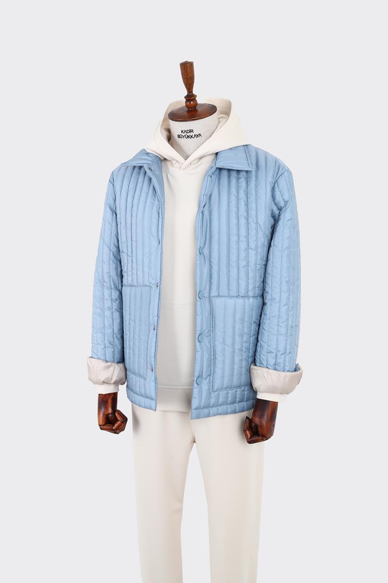 Günlük Kullanıma Uygun Modern Erkek Şişme Mont-GKW5241W