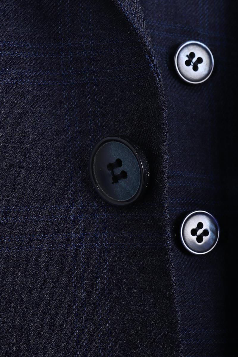 Günlük ve Ofis Kullanımı İçin Yelekli Erkek Takım Elbise - Modern Kesim-KAW1008S