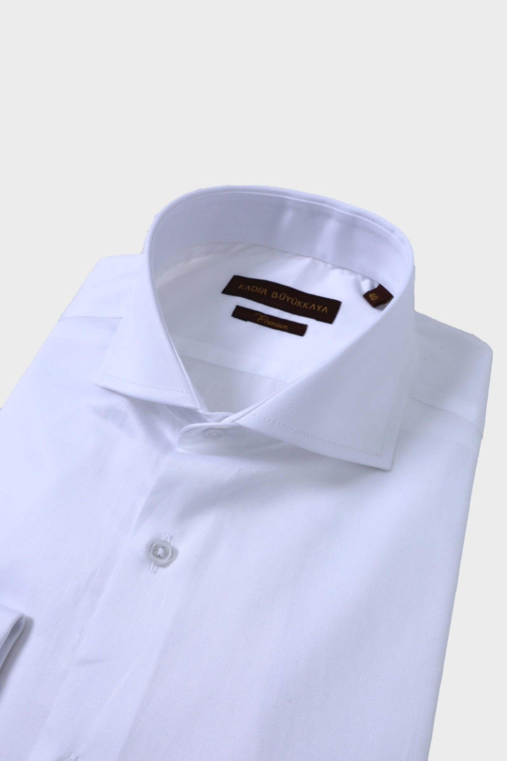 Slim Fit İtalyan Yaka Duble Manşet Pamuklu Erkek Gömlek-KAW4029S