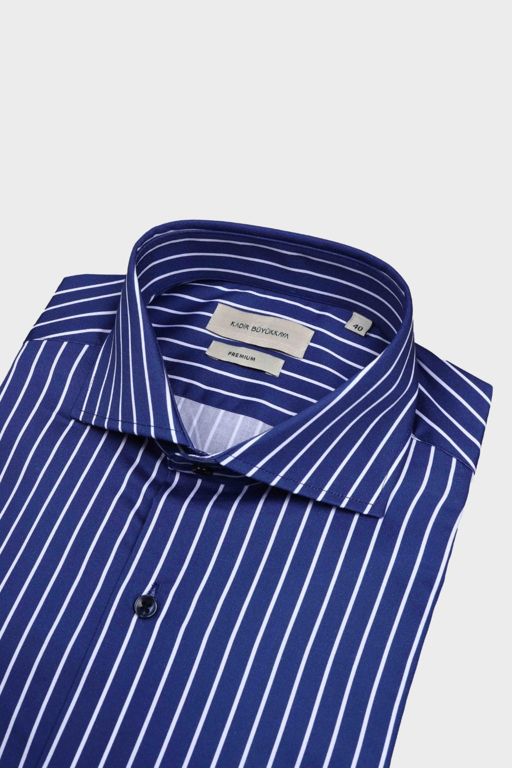 İtalyan Yaka Erkek Gömlek-KAX4064S