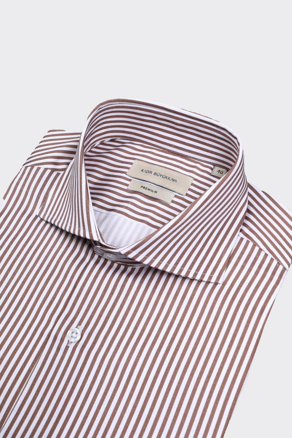 İtalyan Yaka Erkek Gömlek-KAX4063S