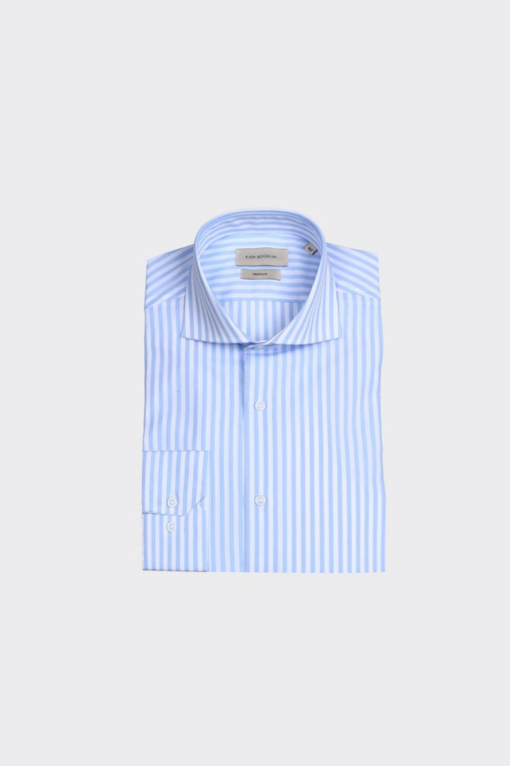 Erkek İtalyan Yaka Gömlek-KAX4102S