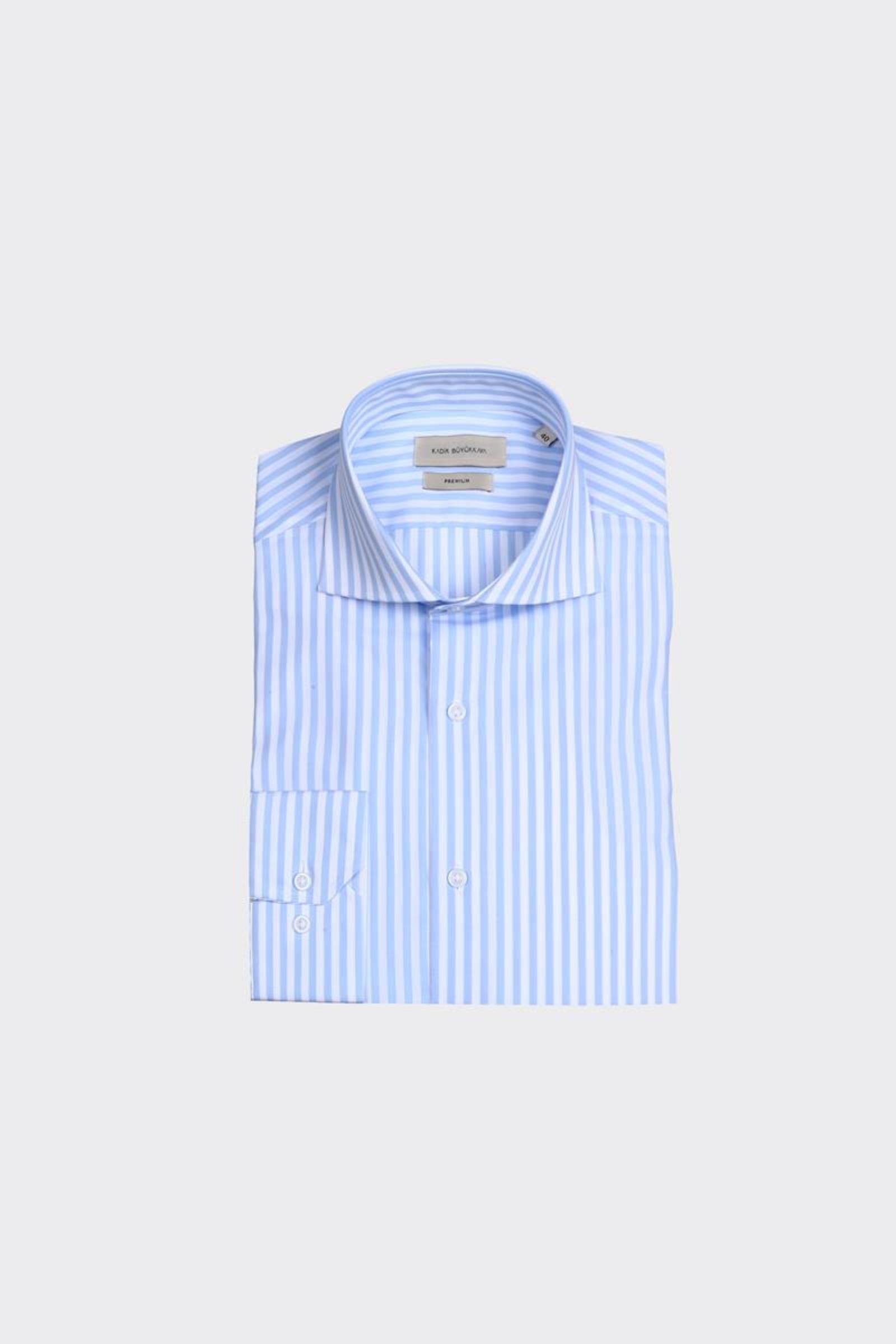 Erkek İtalyan Yaka Gömlek-KAX4102S