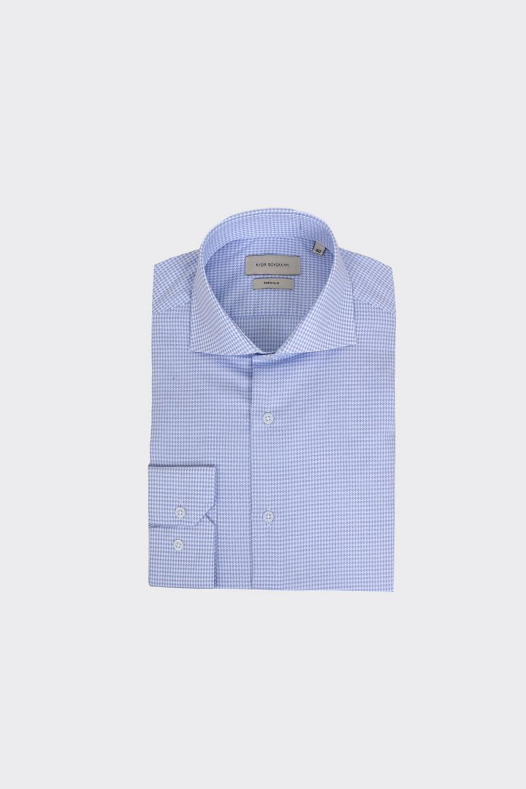 Erkek İtalyan Yaka Gömlek-KAX4108S