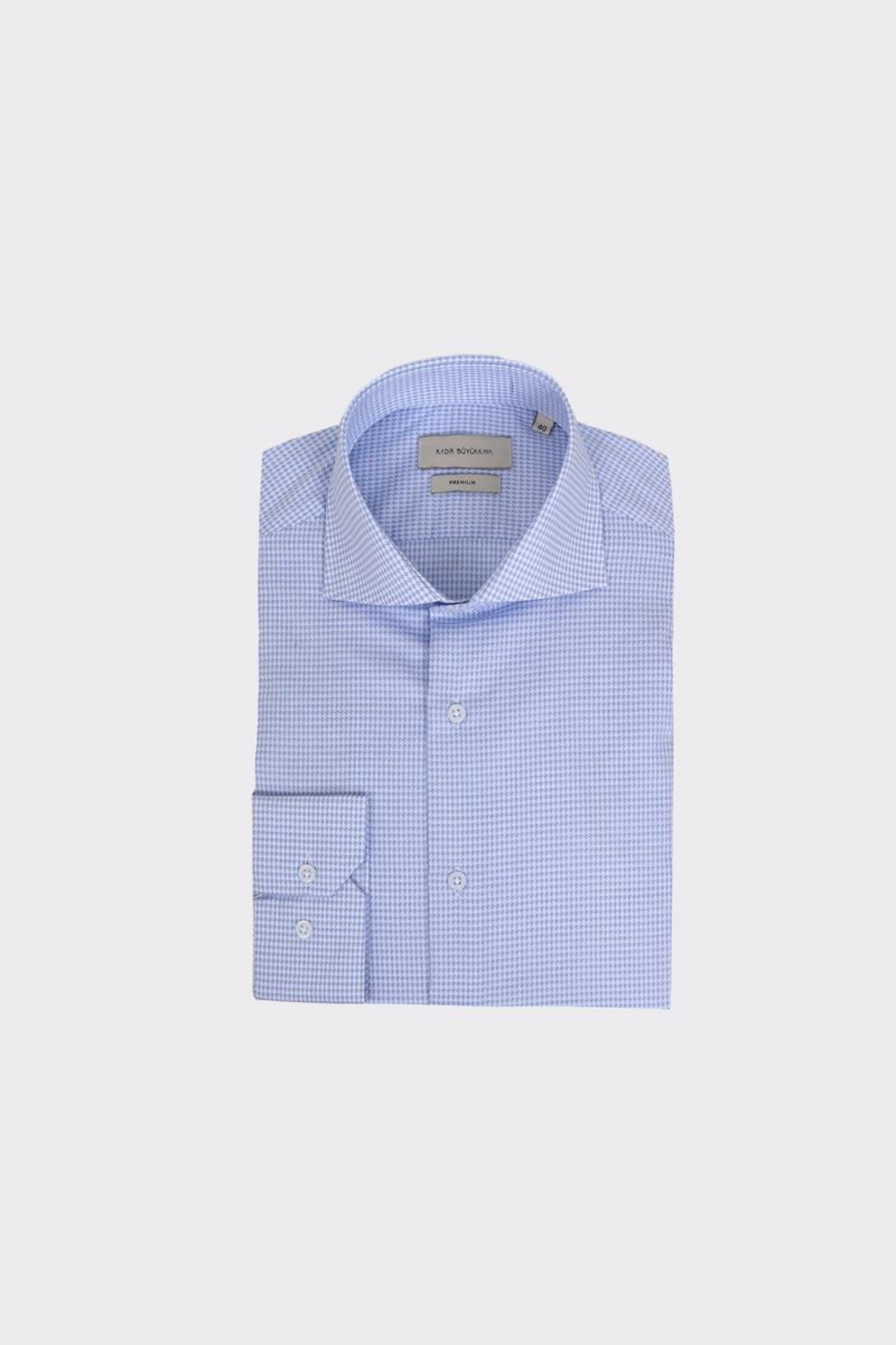 Erkek İtalyan Yaka Gömlek-KAX4108S