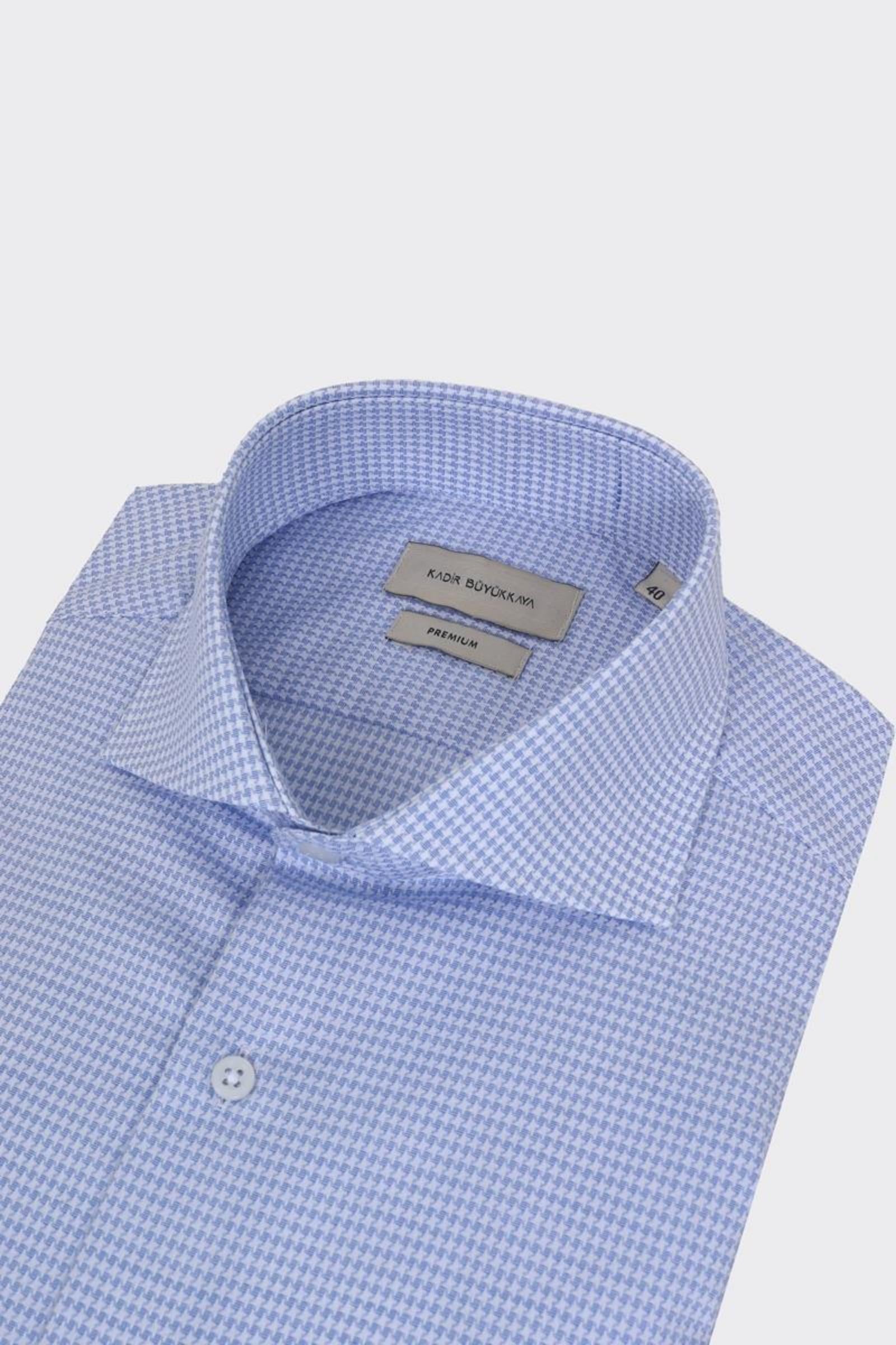 Erkek İtalyan Yaka Gömlek-KAX4108S