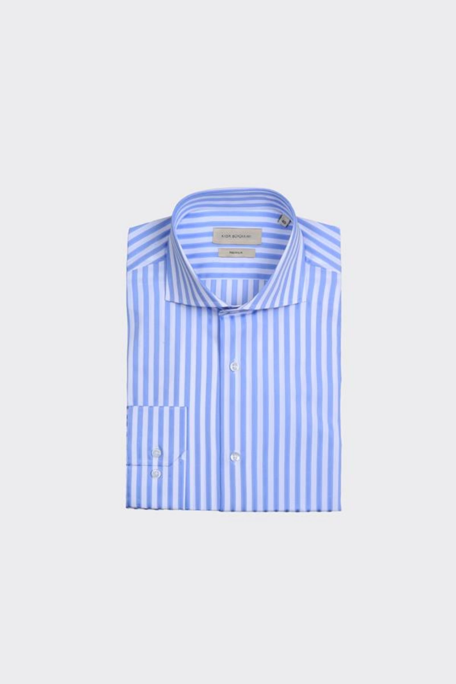 Erkek İtalyan Yaka Gömlek-KAX4117S