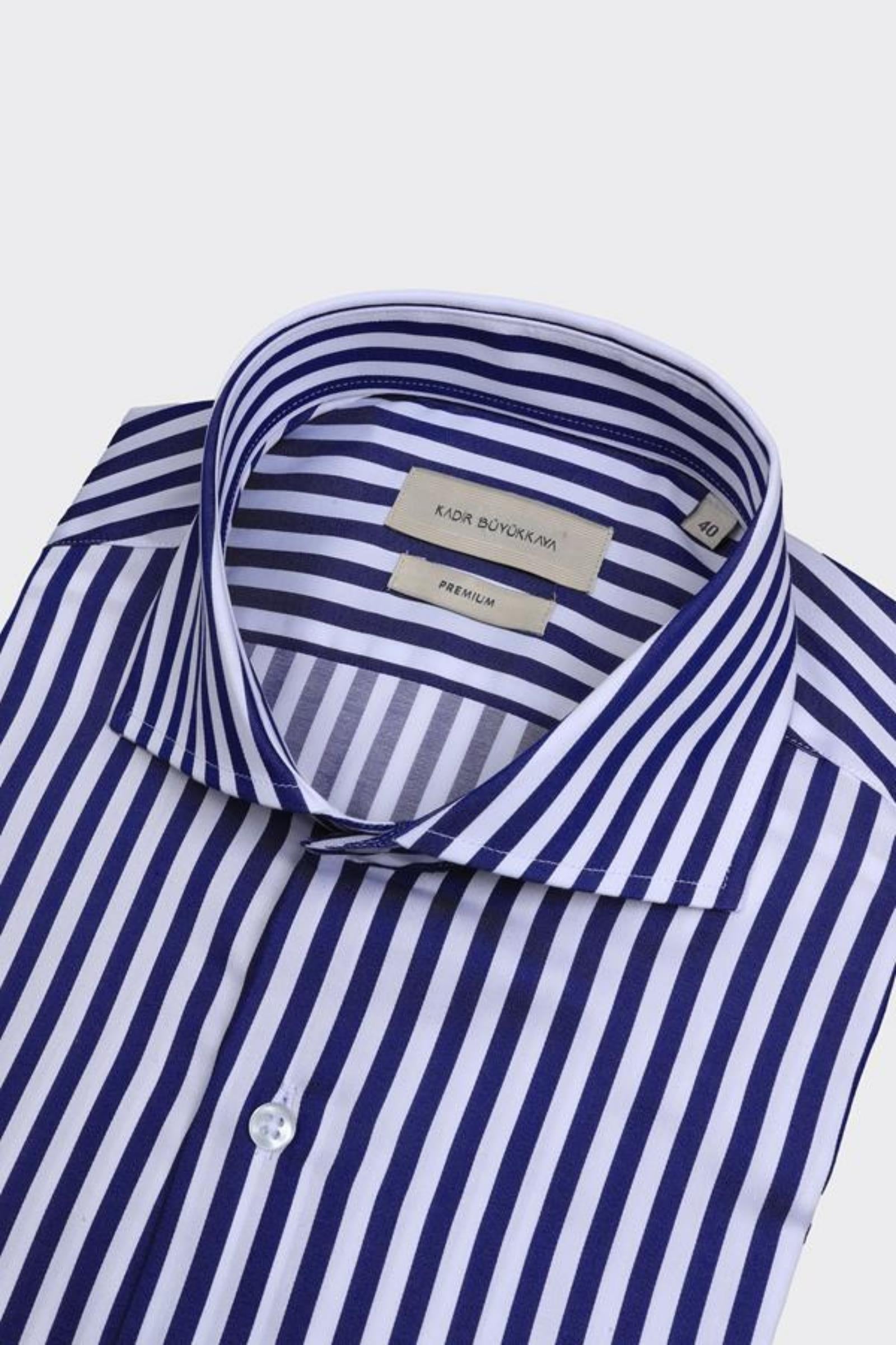 Erkek İtalyan Yaka Gömlek-KAX4117S