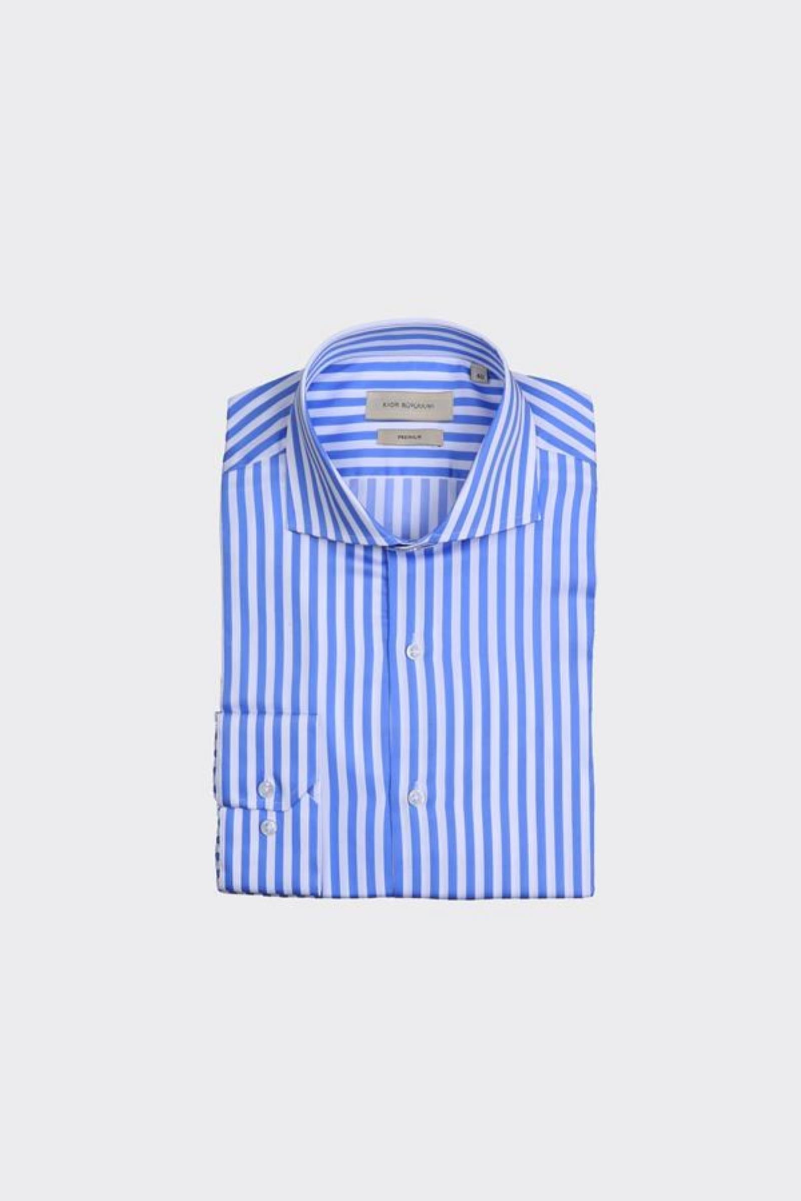 Erkek İtalyan Yaka Gömlek-KAX4117S