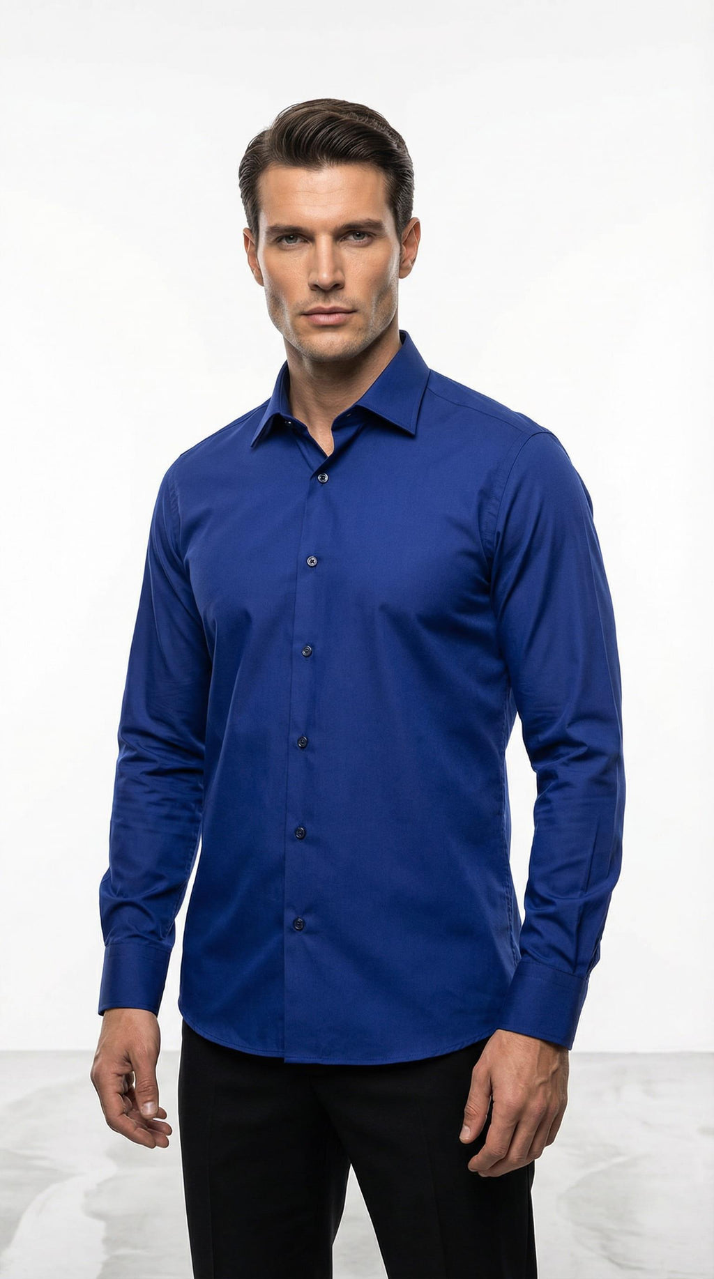 İtalyan Yaka Gömlek Out-KAV4002S