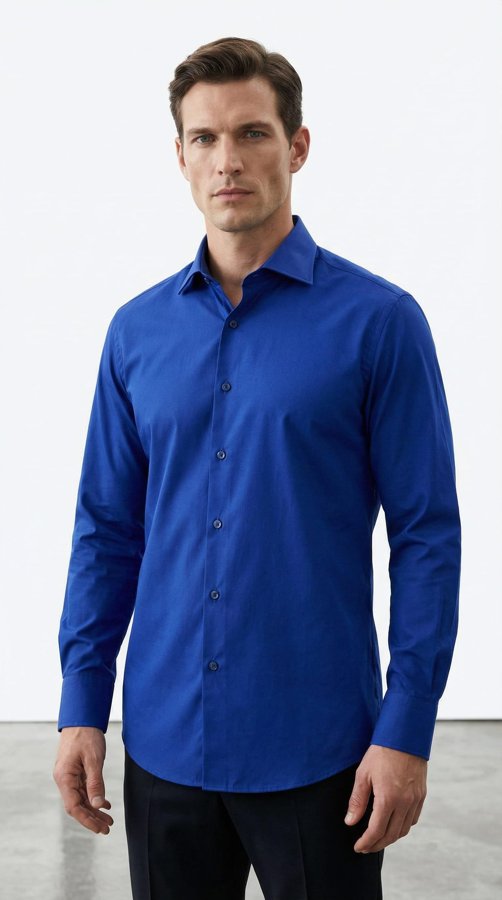 İtalyan Yaka Gömlek Out-KAV4002S