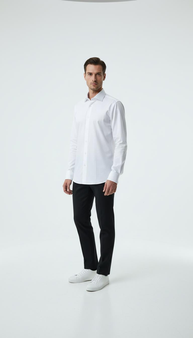 İtalyan Yaka Gömlek Out-KAX4055S