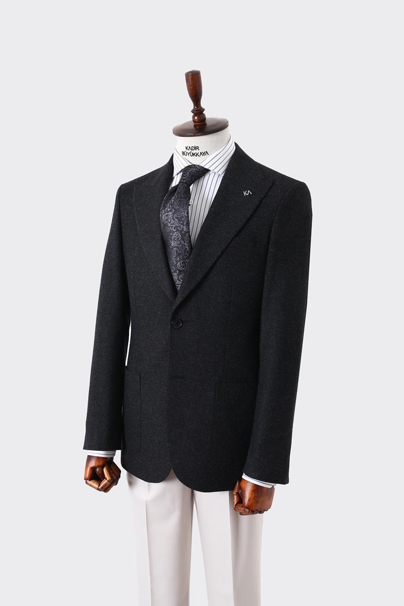 Kaliteli Modern Kesim Erkek Ceket-KAW5090W