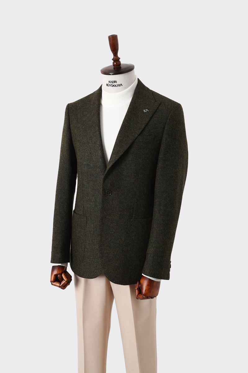 Kaliteli Modern Kesim Erkek Ceket-KAW5090W