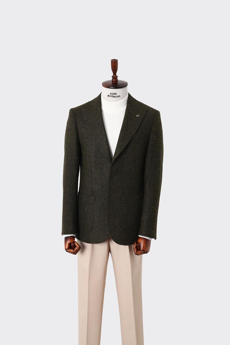 Kaliteli Modern Kesim Erkek Ceket-KAW5090W