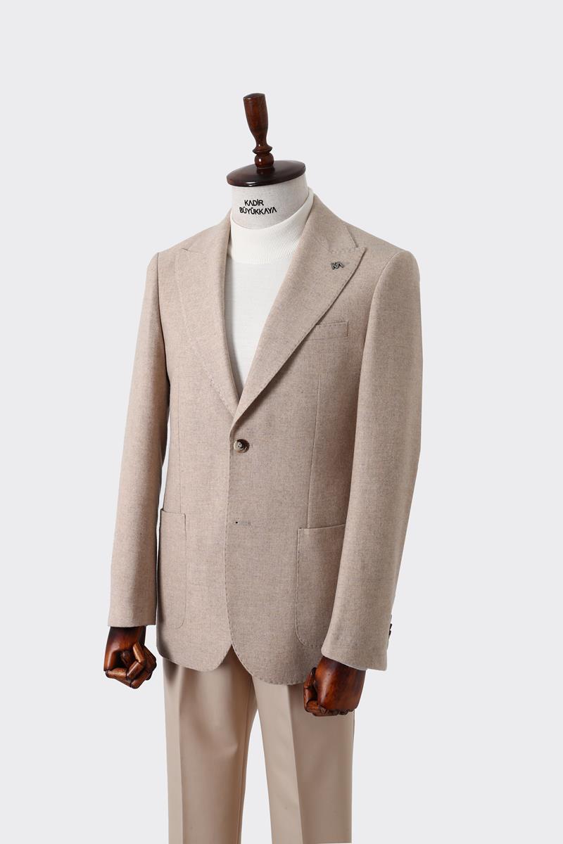 Kaliteli Modern Kesim Erkek Ceket-KAW5090W
