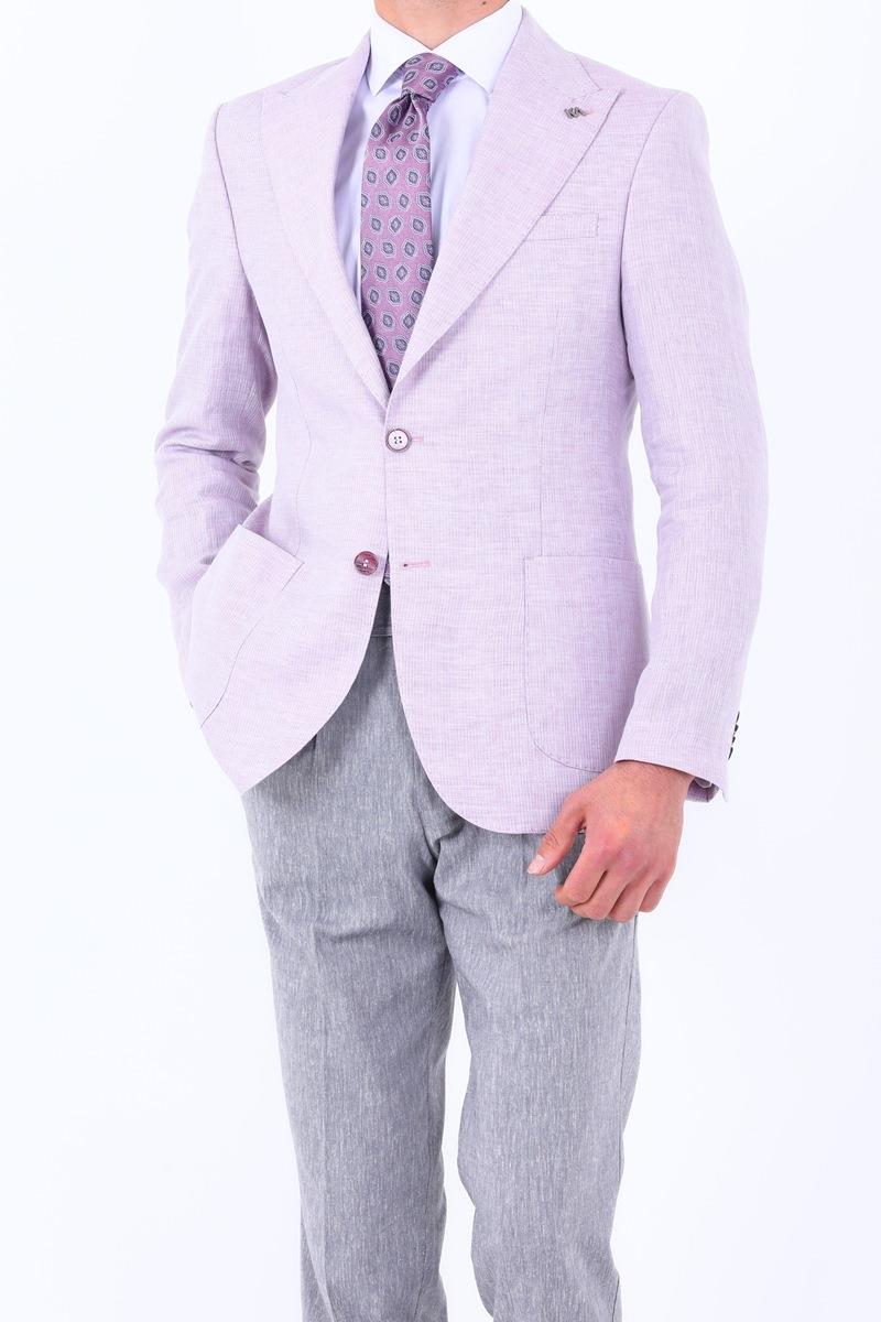 Erkek Slim Fit Kaliteli Ceket-KAV5038W