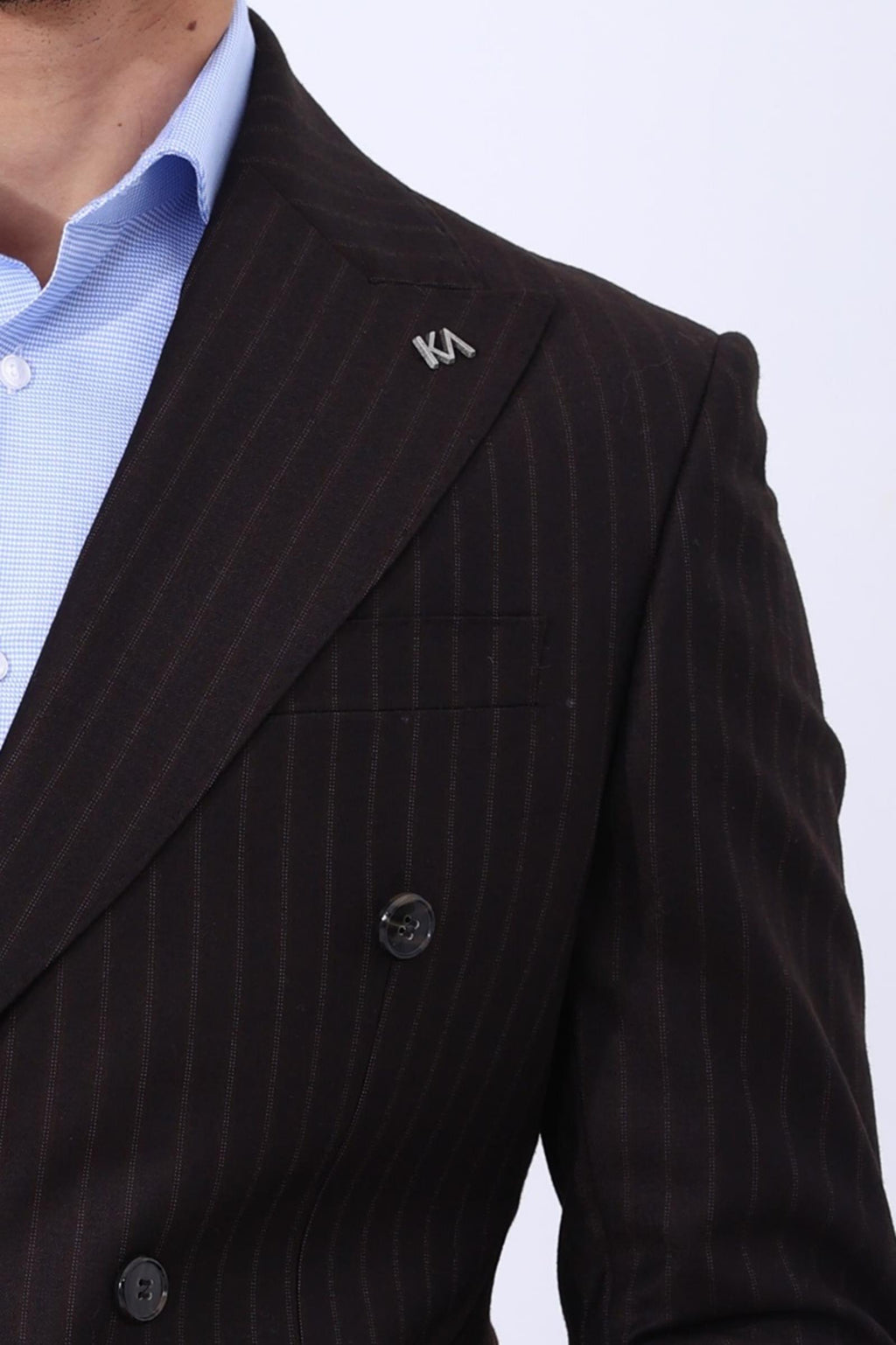 Kaliteli Kumaş Erkek Kruvaze Ceket-KAV5223W