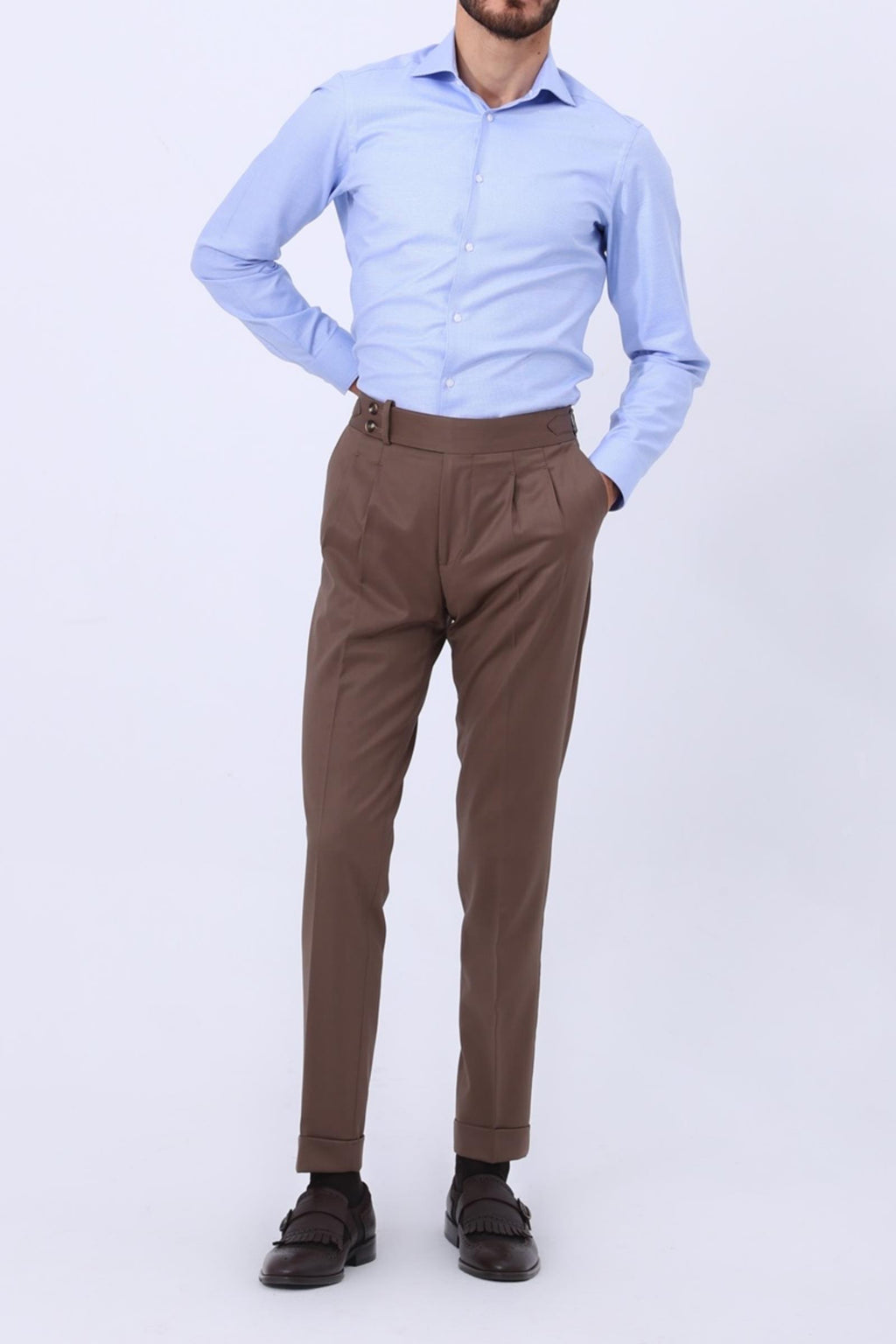 Kaliteli Kumaş Erkek Kruvaze Ceket-KAV5223W