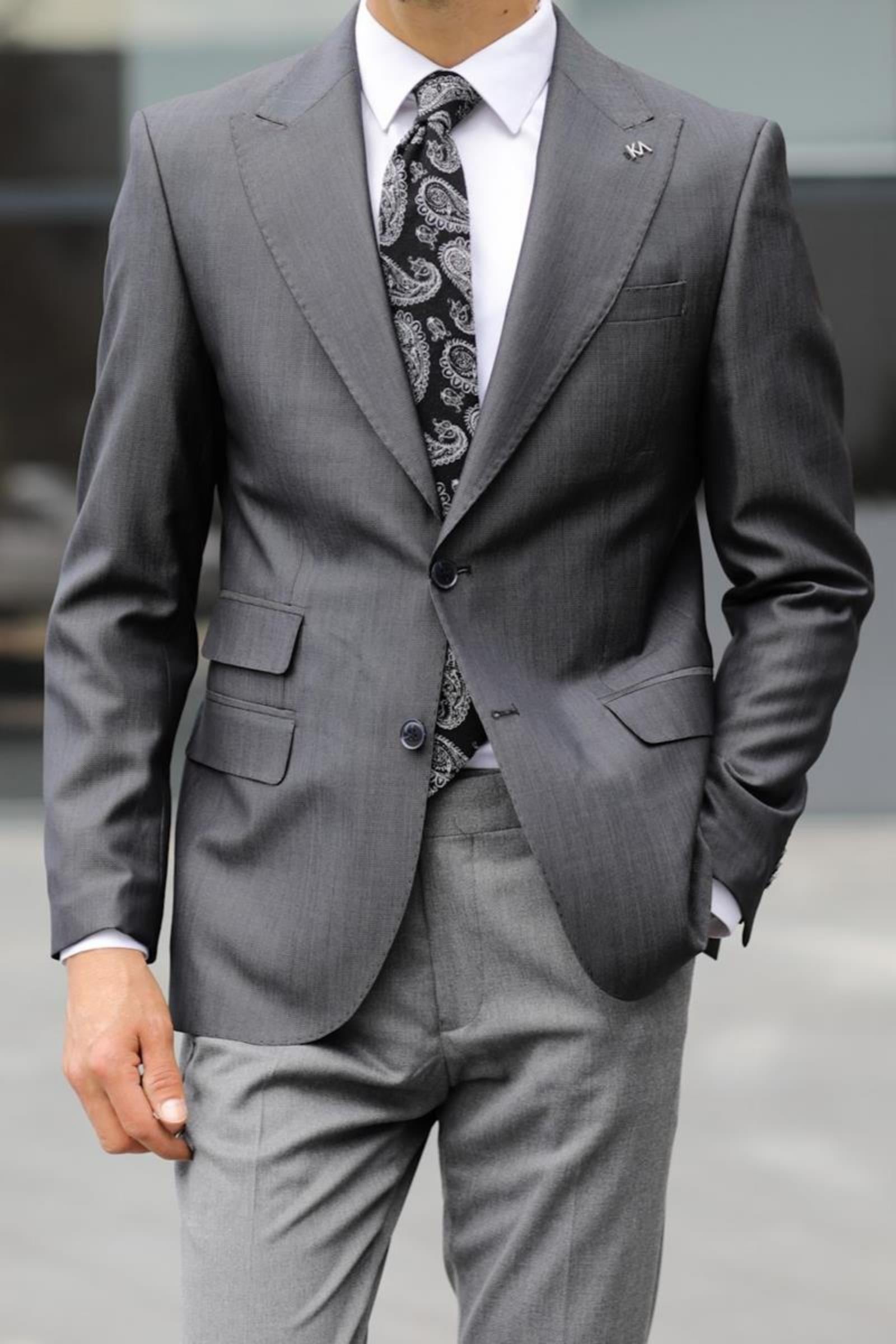 Slim Fit Erkek Kaliteli ve Modern Ceket-KAV5025W