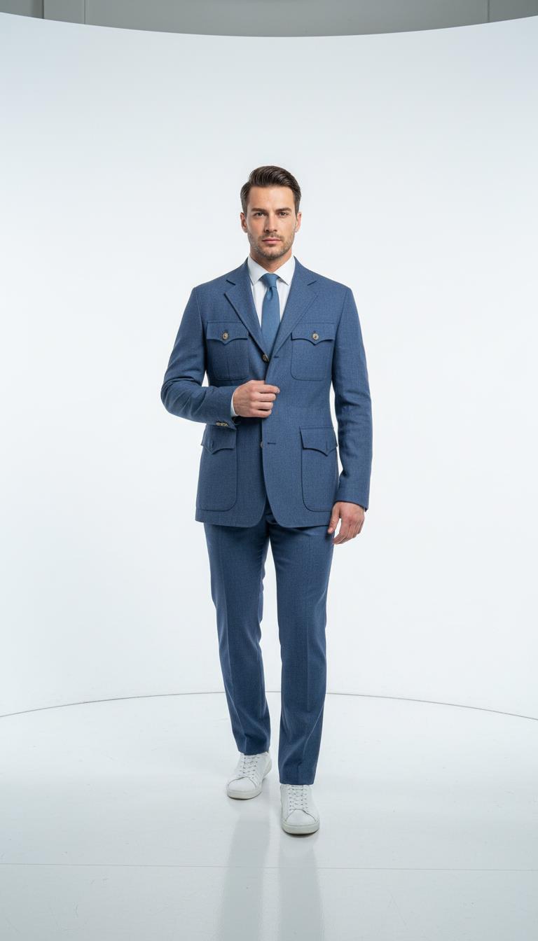 Keten Safari Ceket Out-GKV5495S