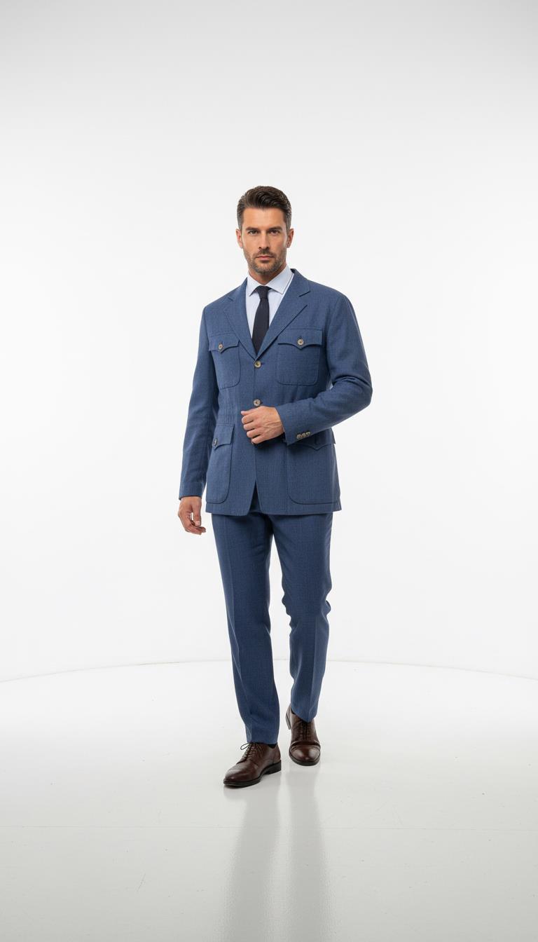 Keten Safari Ceket Out-GKV5495S