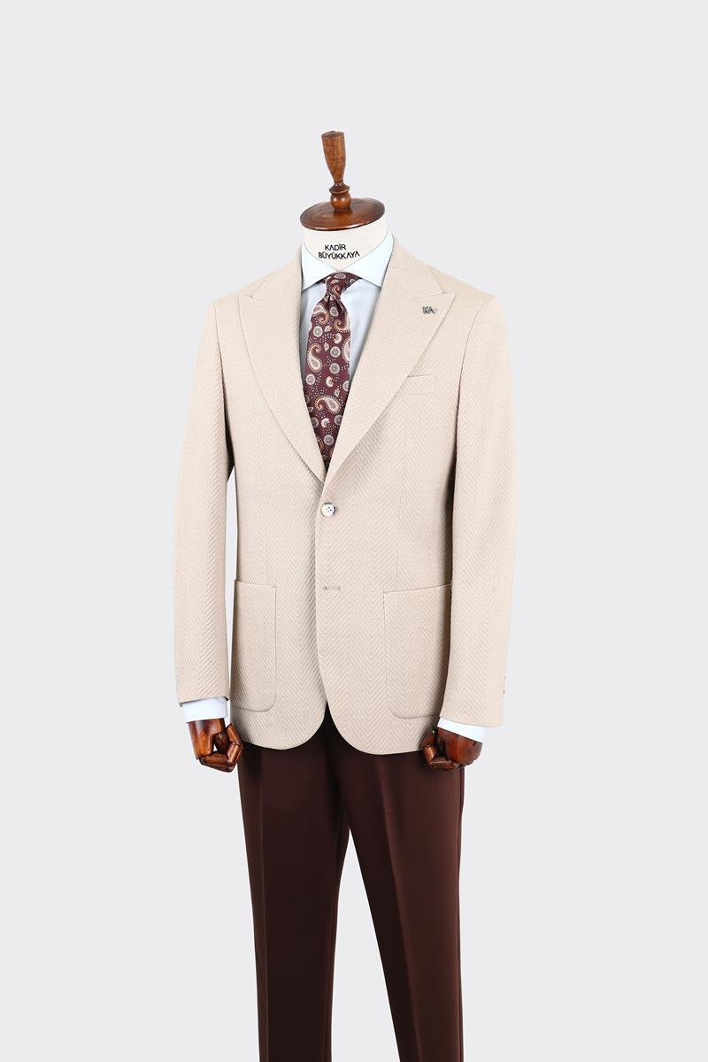 Kırlangıç Yaka Erkek Ceket-KAX5111S