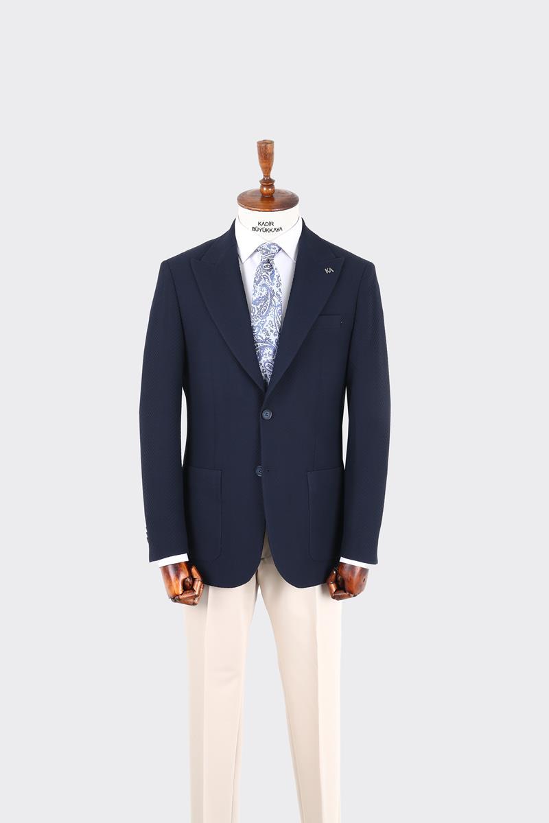Kırlangıç Yaka Erkek Ceket-KAX5111S