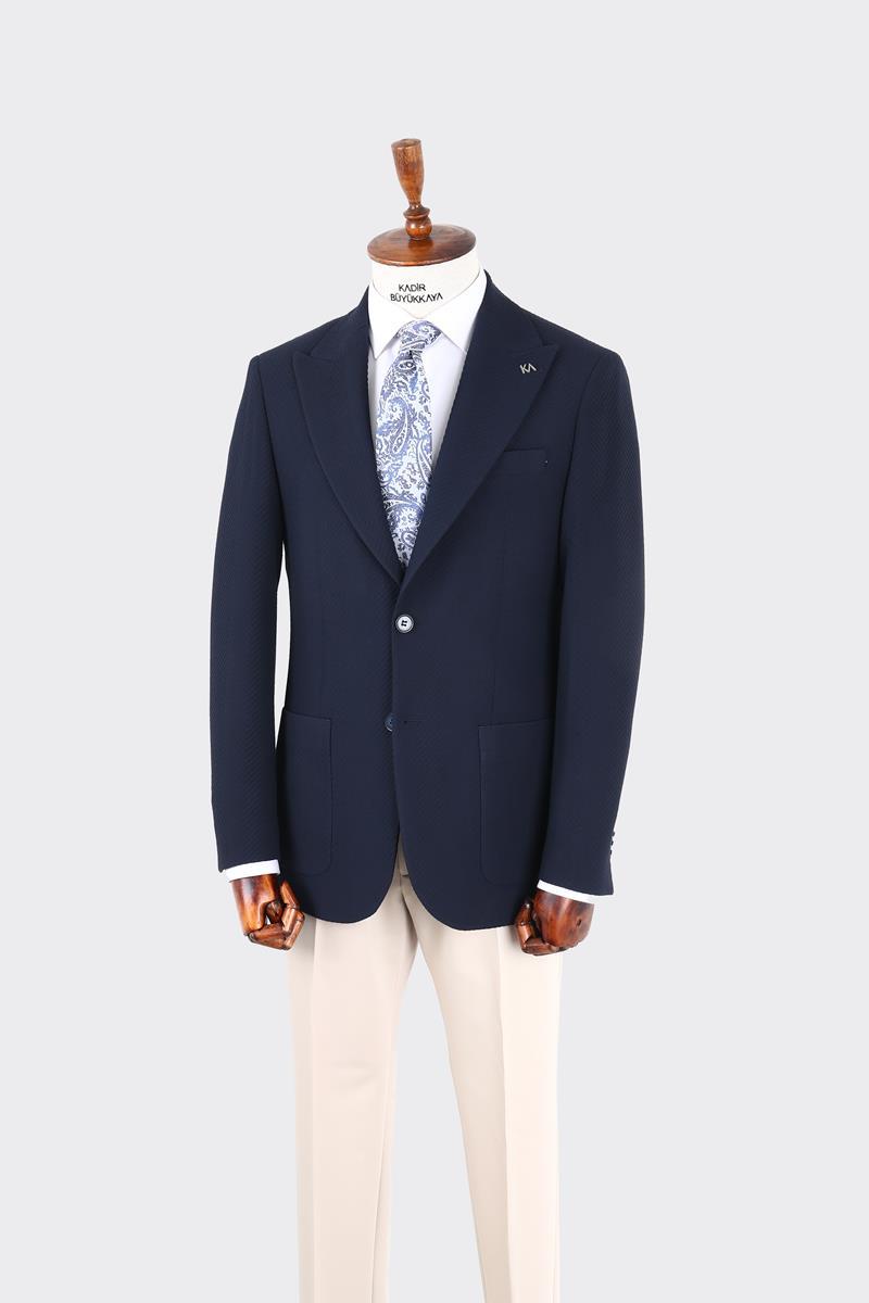 Kırlangıç Yaka Erkek Ceket-KAX5111S
