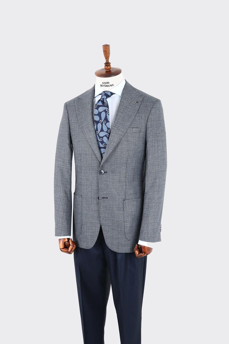 Kırlangıç Yaka Erkek Ceket-KAW5076S