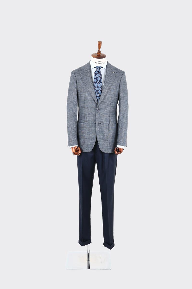 Kırlangıç Yaka Erkek Ceket-KAW5076S